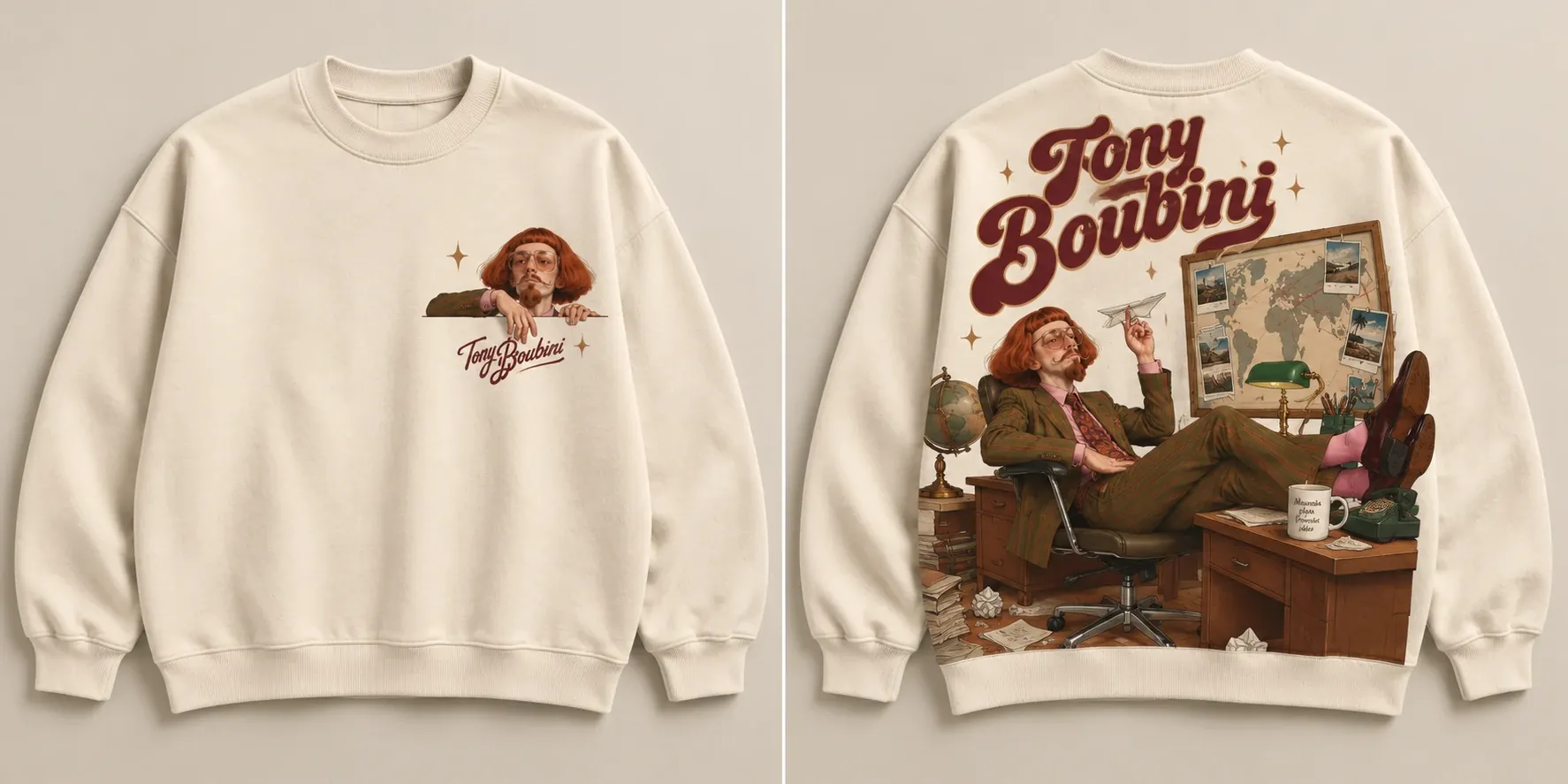 Sweat « L'Avion en papier »